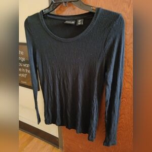 NWOT/ RACHEL ZOE black ribbed long sleeve t shirt
